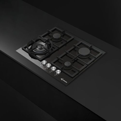 Table de cuisson à gaz - KT604.5BGL - Klugmann Hausgeraete GmbH - 4 foyers / encastrable / avec manettes