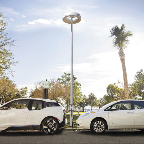 Station de recharge pour voiture électrique - OMNIFLOW - pour vélos électriques / solaire / sécurisée