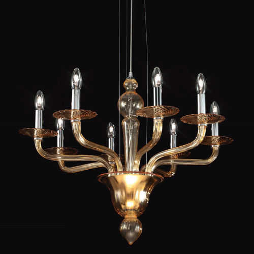 Lustre classique - LEONARD - Magie di Murano - en verre soufflé / en verre de Murano / professionnel