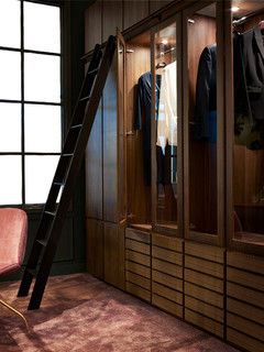 Dressing mural - MULTIFORM - contemporain / en placage de bois / en verre