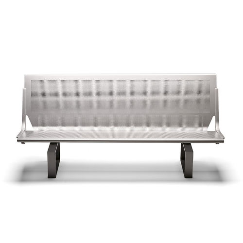 Banc contemporain - REPOSO - IMAT MOBILIARIO Y DISEÑO S.A. - en métal / avec dossier / sans accoudoirs