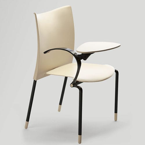 Chaise contemporaine - ARGENTA - IMAT MOBILIARIO Y DISEÑO S.A. - d'intérieur / en plastique / avec piètement en métal