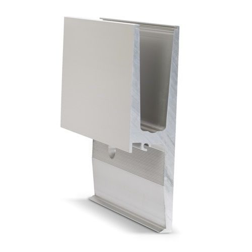 Profilé en aluminium anodisé - TL-3011 - OnLevel - en U / pour garde-corps / préfabriqué