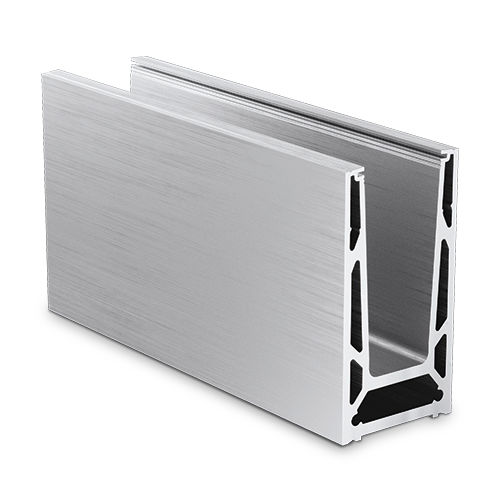Profilé en aluminium - TL-6050 - OnLevel - en U / pour garde-corps / préfabriqué