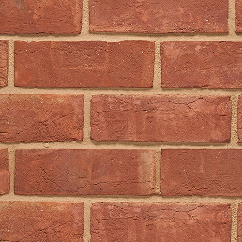 Brique pour mur - 3″ ELIZABETHAN - Imperial Handmade brick - pleine / rouge / fait main