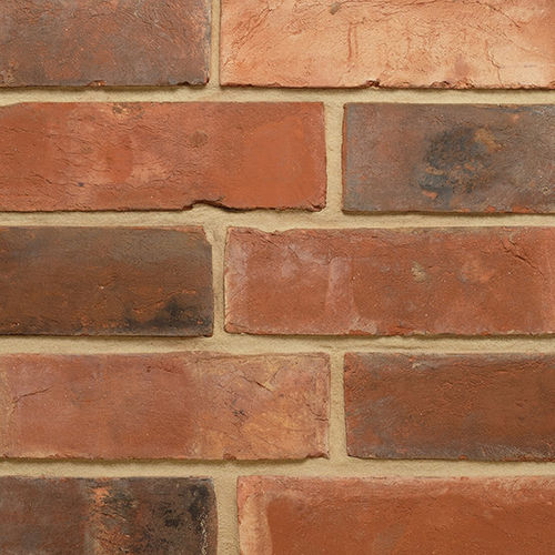 Brique pour mur - 3″ RECLAMATION ELIZABETHAN - Imperial Handmade brick - pleine / vieillie / rouge