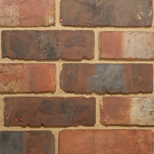 Brique pour façade - 3″ WEATHERED PRE WAR BANDED WIRECUT - Imperial Handmade brick - pleine / vieillie / fait main