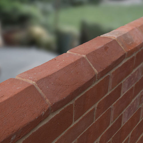 Brique murale - PLINTH STRETCHER - Imperial Handmade brick - spéciale / vieillie / rouge