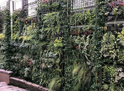 Mur végétal stabilisé - AG POSTDIV - AIR GARDEN - en panneau modulaire / naturel / feuillages denses