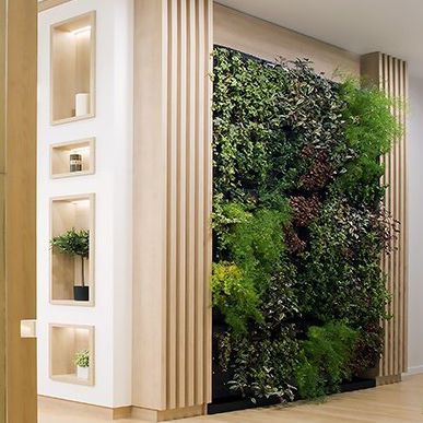 Mur végétal stabilisé - AG GUIMUR-GOLDEN TULIP - AIR GARDEN - en panneau modulaire / naturel / feuillages denses
