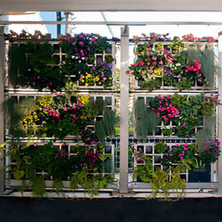 Mur végétal stabilisé - AG3 POSTDIV-FACTORY VITORIA - AIR GARDEN - en panneau modulaire / naturel / feuillages denses