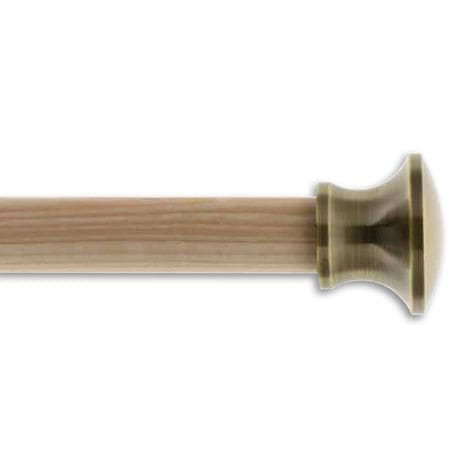 Tringle à rideaux en métal - B31435 - BOULET - en bois / fixation plafond / fixation murale