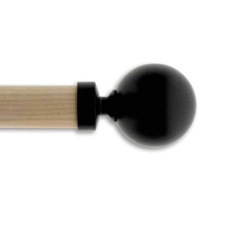 Tringle à rideaux en métal - B35969 - BOULET - en bois / fixation plafond / fixation murale