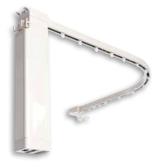 Tringle à rideaux avec batterie rechargeable - SHUTTLE® ION   - BOULET - en aluminium / fixation plafond / motorisée
