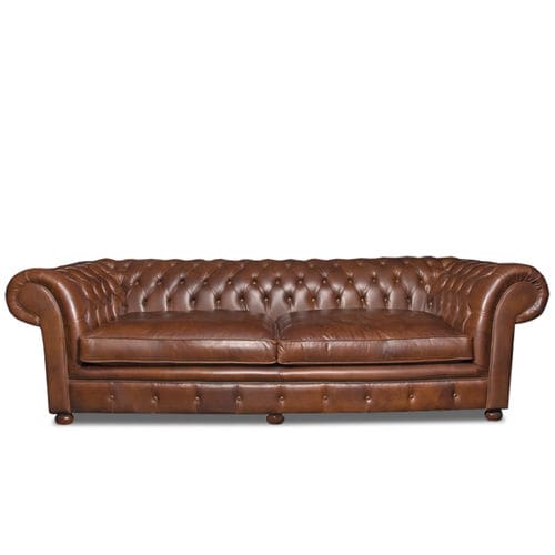 Canapé chesterfield - CHESTWICK - Bendic International - pour yacht / en cuir / avec coussin amovible