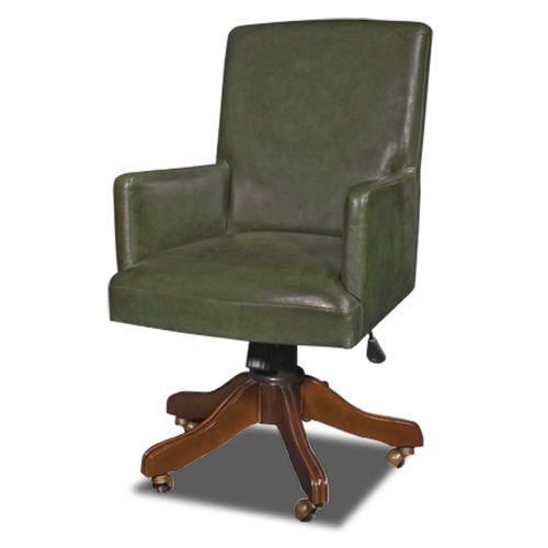 Fauteuil de bureau classique - CHERTSEY - Bendic International - en cuir / en bois / inclinable