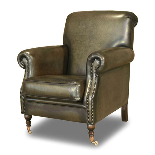 Fauteuil classique - ROPE BACK - Bendic International - en cuir / avec coussin amovible / à dossier haut