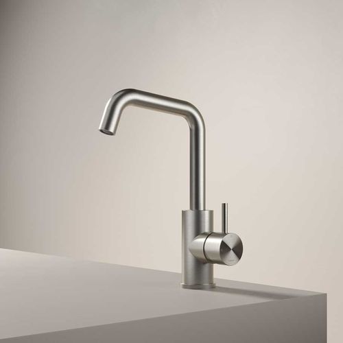 Mitigeur de vasque - AR014 - hotbath - à poser / en acier / de salle de bain