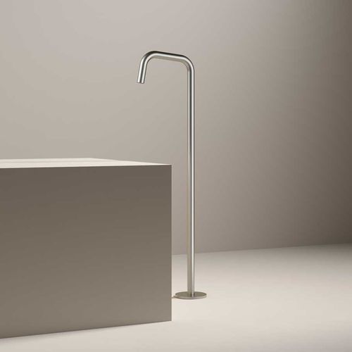 Bec pour baignoire en acier inoxydable - AR086 - hotbath - au sol
