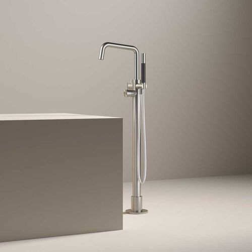Set de baignoire en inox - AR087 - hotbath - au sol / contemporain / 1 trou