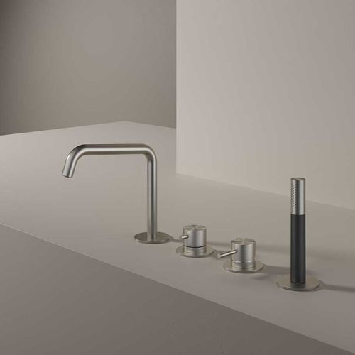 Set de baignoire en inox - AR083 - hotbath - monté sur plage / contemporain / 4 trous
