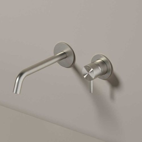 Mitigeur de vasque - AR124 - hotbath - mural / à encastrer / en inox brossé