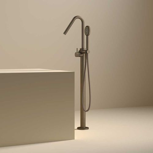 Set de baignoire en métal - GY177R - hotbath - au sol / contemporain / 1 trou
