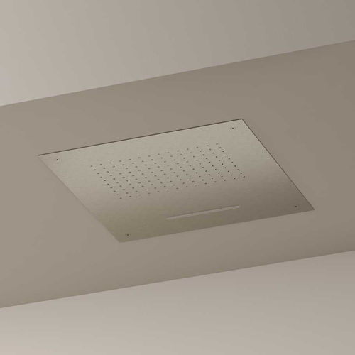 Pommeau de douche encastrable au plafond - AR142 - hotbath - carré / pluie / cascade