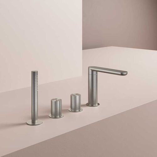 Set de baignoire en inox brossé - GT073 - hotbath - monté sur plage / contemporain / brossé
