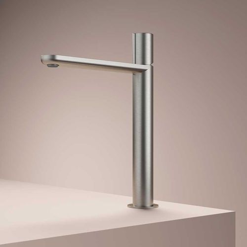 Mitigeur de vasque - GT003H - hotbath - à poser / en inox brossé / d'intérieur