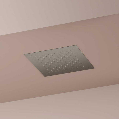 Pommeau de douche encastrable au plafond - AR110 - hotbath - carré / thermostatique / avec pommeau fixe