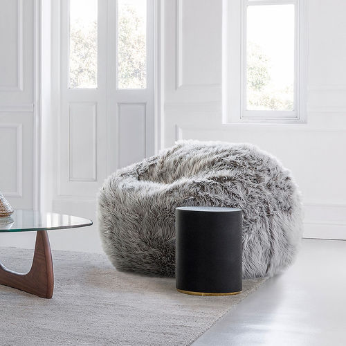 Fauteuil poire contemporain - MEDIUM : FLOKATI - https://www.vetsak.com - en tissu / pour enfant / gris