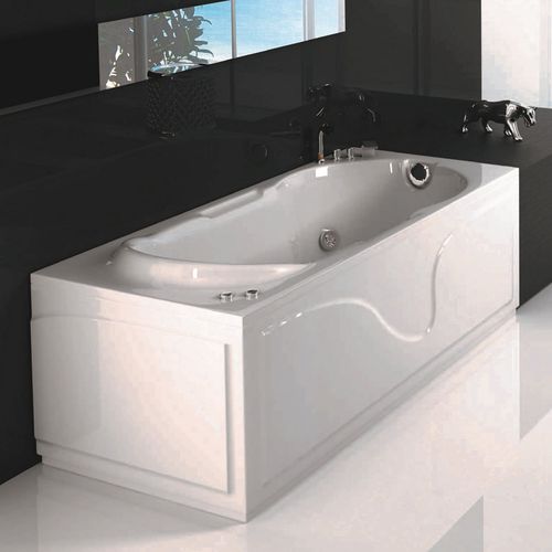 Baignoire à poser - DANAE - hydrobs - en bois / en acrylique / hydromassage