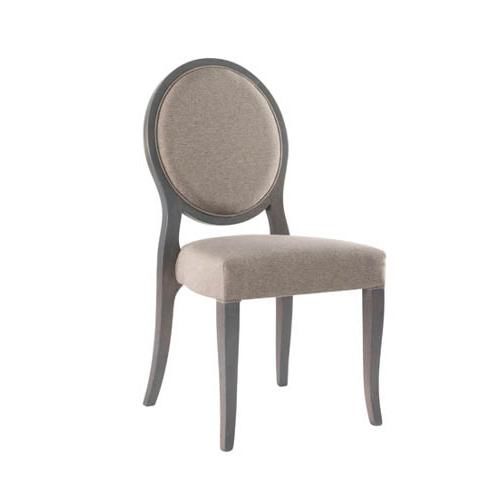 Chaise contemporaine - A-ROUND SE01 - New Life Contract - d'intérieur / en tissu / avec piètement en hêtre