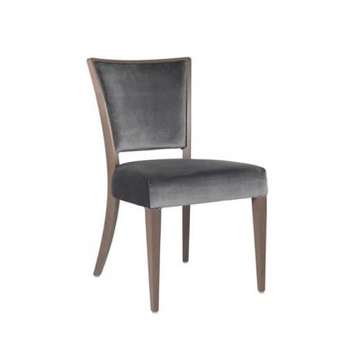 Chaise contemporaine - ABBY SOFT SE02 - New Life Contract - d'intérieur / en bois / tapissée