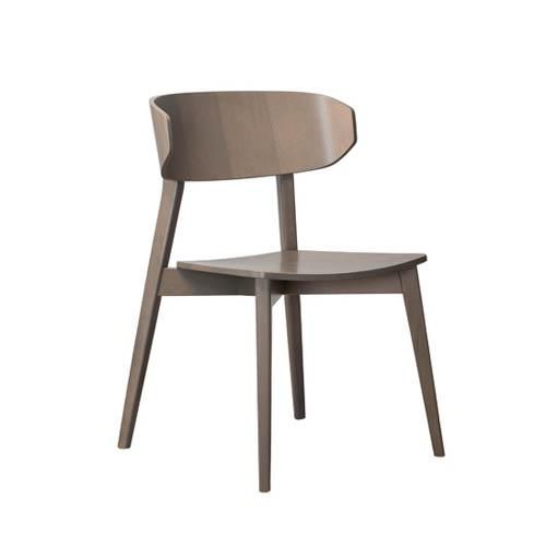 Chaise contemporaine - HELLEN PLUS SE01  - New Life Contract - d'intérieur / en bois / empilable