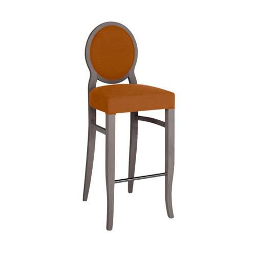 Chaise de bar contemporaine - A-ROUND SG01 - New Life Contract - d'intérieur / en tissu / en cuir