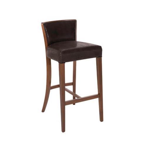 Chaise de bar contemporaine - ABBY SOFT SG01 - New Life Contract - d'intérieur / en bois / tapissée