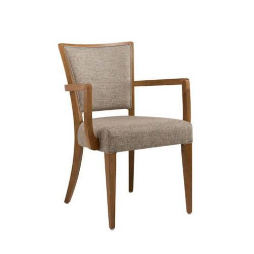 Chaise contemporaine - ABBY SOFT SB02 - New Life Contract - d'intérieur / en tissu / avec piètement en bois