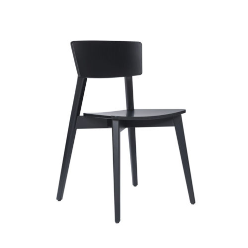 Chaise contemporaine - HELLEN ONE SEO1 - New Life Contract - d'intérieur / en tissu / en cuir