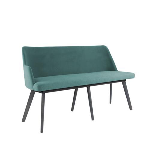 Banc contemporain - AMA PA04 BD - New Life Contract - en bois / avec dossier / avec accoudoirs