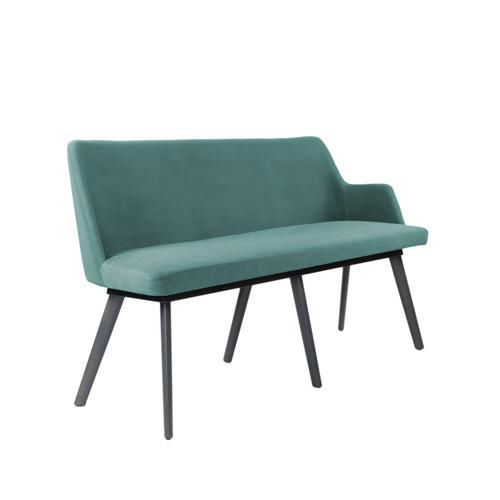 Banc contemporain - AMA PA04 BS - New Life Contract - en bois / avec dossier / avec accoudoirs