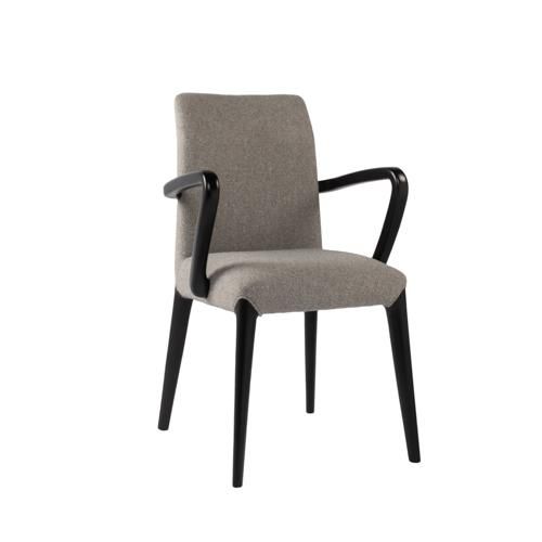 Chaise contemporaine - INES SB01B - New Life Contract - d'intérieur / en tissu / avec piètement en bois