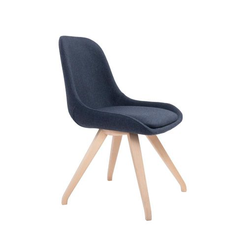 Chaise contemporaine - ALISHA SE01  - New Life Contract - d'intérieur / en tissu / avec piètement en hêtre