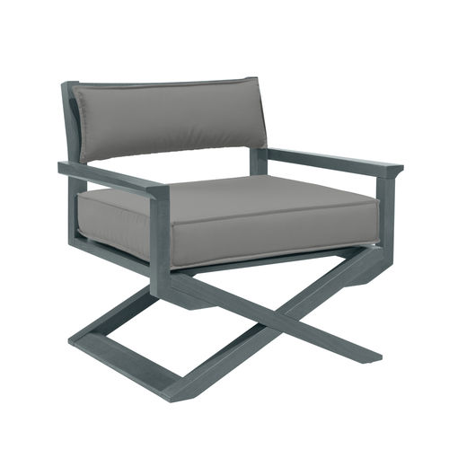 Fauteuil contemporain - DOLCEVITA PL01 - New Life Contract - en Sunbrella® / en hêtre / en contreplaqué