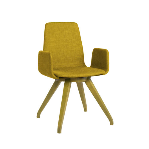 Chaise contemporaine - TECLA SB01 - New Life Contract - d'intérieur / en tissu / en cuir