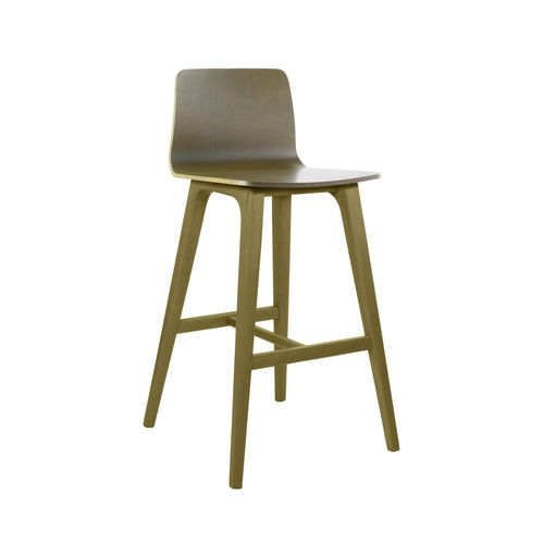 Chaise de bar contemporaine - TECLA SG02  - New Life Contract - d'intérieur / en hêtre / en contreplaqué