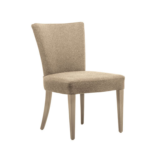 Chaise contemporaine - EVELYNE SQUARE SE01 - New Life Contract - d'intérieur / en tissu / avec piètement en bois
