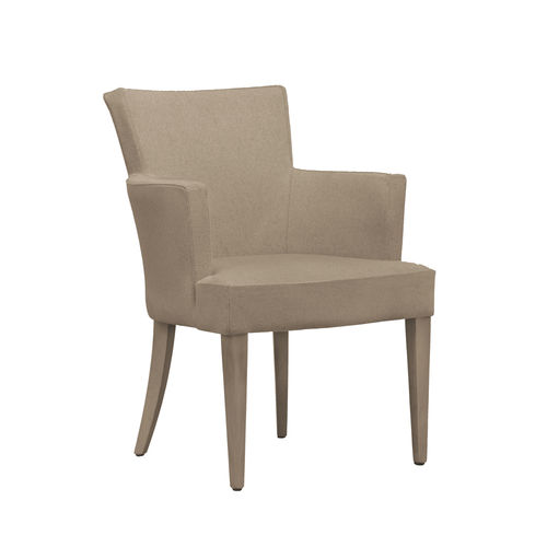 Chaise contemporaine - EVELYNE SQUARE PO01 - New Life Contract - d'intérieur / en tissu / tapissée
