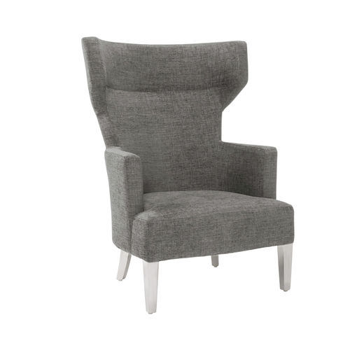 Fauteuil contemporain - EVELYNE SQUARE BE01 - New Life Contract - en tissu / en bois / à oreilles